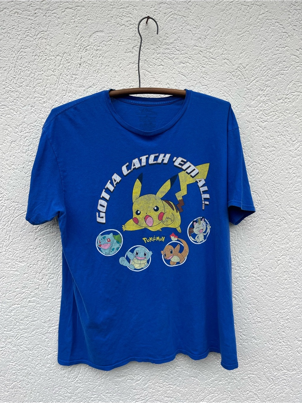 VTG Pokémon xl blue t shirt